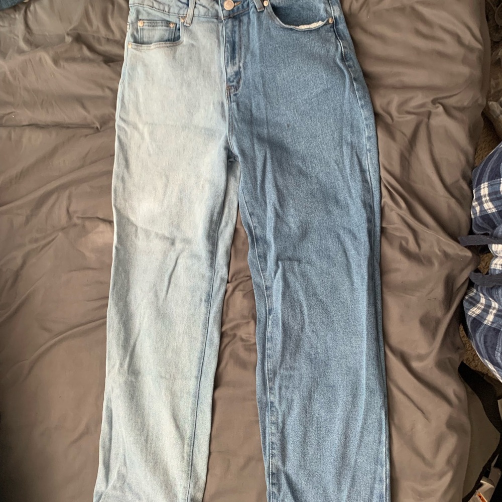 Almost Famous Light and Dark Blue Denim Jeans